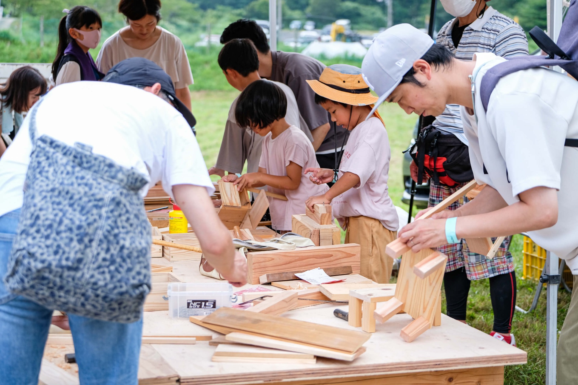学習型アウトドアイベントの写真